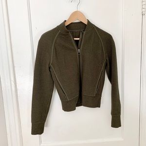 LULULEMON ribbed bomber jacket